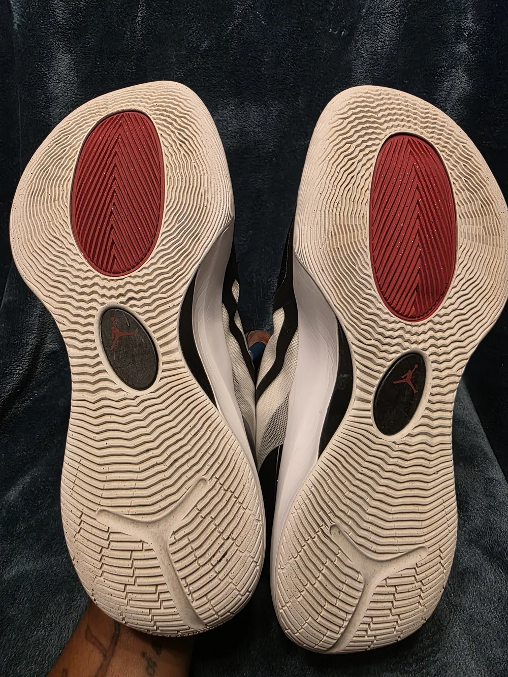 Jordan Men’s Black, Red and Cream Performance Basketball Shoes